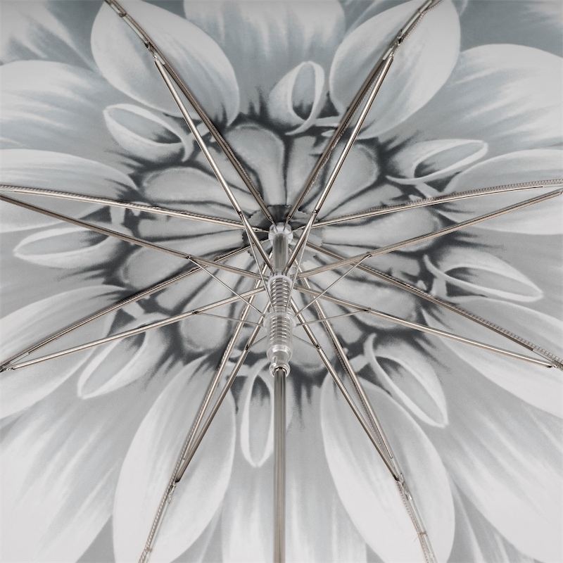 Silver Sunflower Umbrella